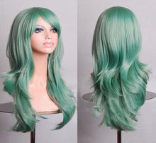 Load image into Gallery viewer, SHANGKE Long Kinky Curly Wigs Synthetic Fibre Purple Cosplay Wig - X-scape Store