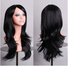 Load image into Gallery viewer, SHANGKE Long Kinky Curly Wigs Synthetic Fibre Purple Cosplay Wig - X-scape Store