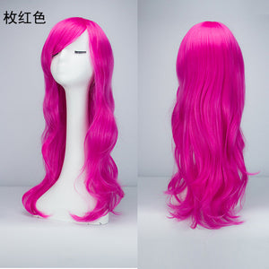 SHANGKE Hair Long Wavy Red Wig Womans Heat Resistant Synthetic Female Cosplay Wigs For  White Women Fake Hair Pieces - X-scape Store