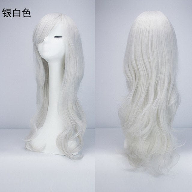 SHANGKE Hair Long Wavy Red Wig Womans Heat Resistant Synthetic Female Cosplay Wigs For  White Women Fake Hair Pieces - X-scape Store