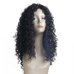 SHANGKE  Women Short Afro Kinky Curly Hair African Synthetic High Temperature Fiber Cosplay Wig - X-scape Store