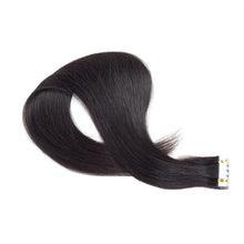 Load image into Gallery viewer, Tape In Virgin Human Hair Extensions Human Hair for Women Beauty (Black Remy Hair)