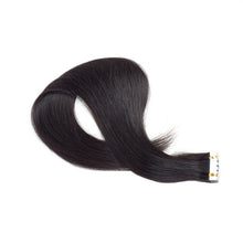 Load image into Gallery viewer, Tape In Virgin Human Hair Extensions Human Hair for Women Beauty (Black Remy Hair)