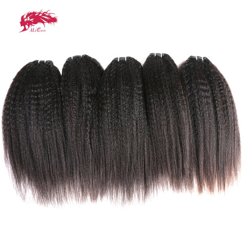 Hair Brazilian Virgin Hair Kinky Straight Human Hair Weave - X-scape Store