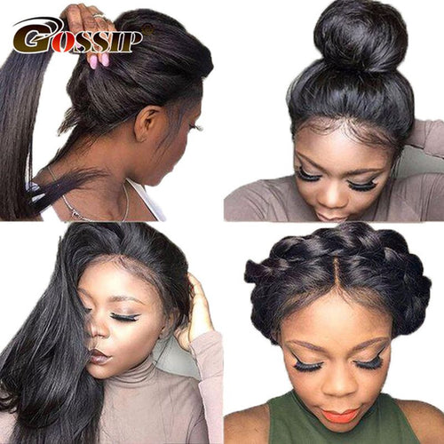 Straight 360 Lace Frontal Wig Pre Plucked With Baby Hair - X-scape Store