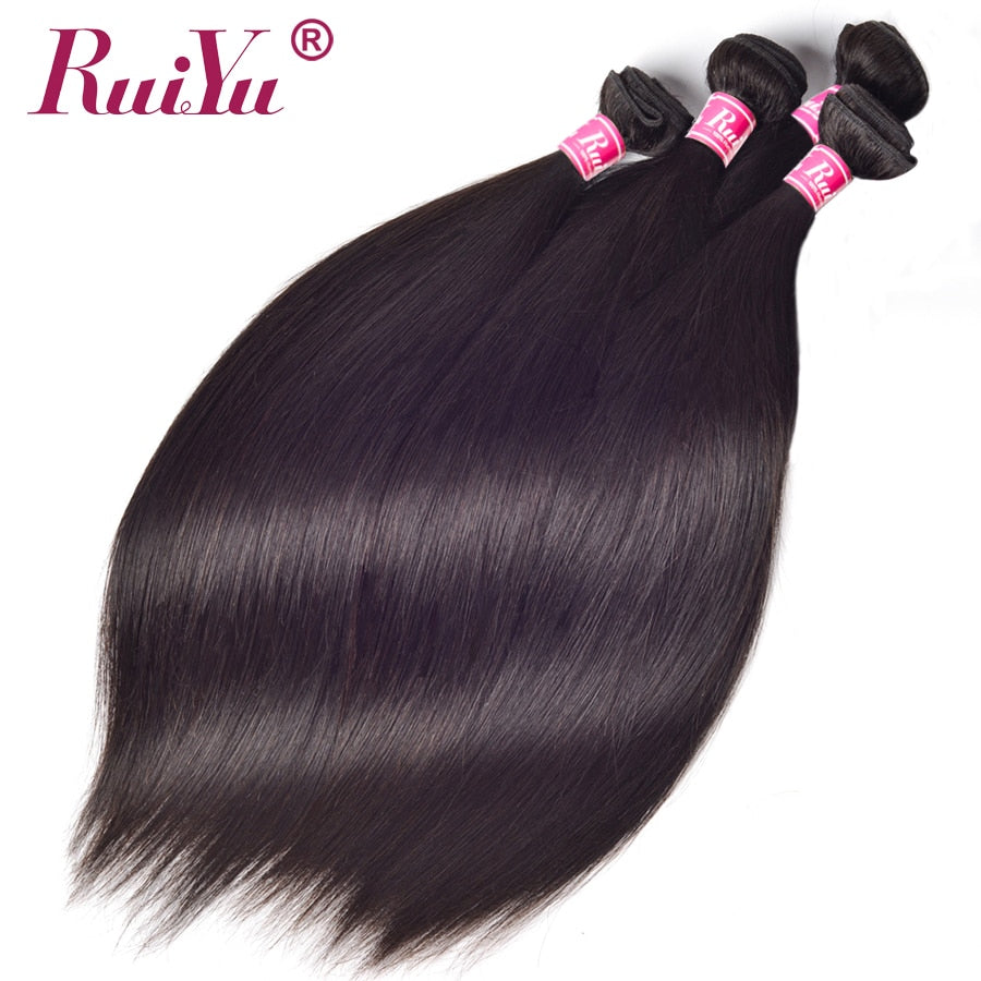 Brazilian Straight Hair 4 Bundles 100% Human Hair Weave Extensions