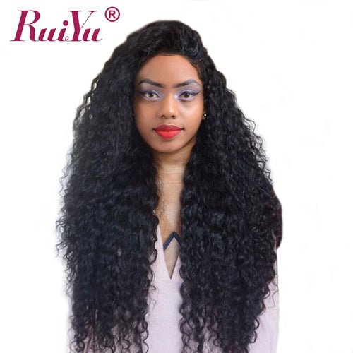 Lace Front Human Hair Wigs Pre Plucked Brazilian Deep Wave Lace Front Wig With Baby Hair Non Remy