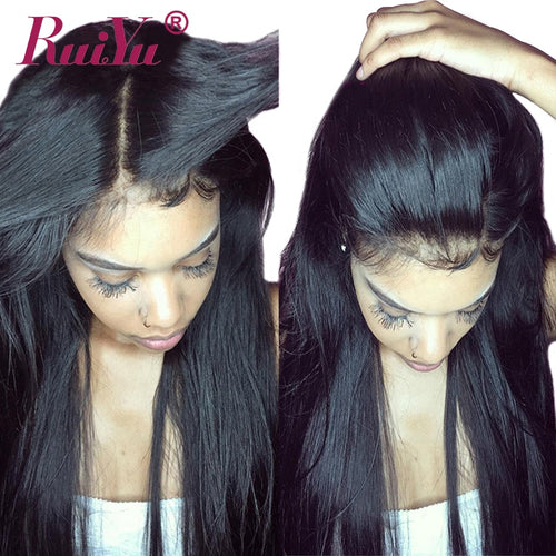 Peruvian Wig Lace Front Human Hair Straight Lace Front Wig With Bady Hair Remy Natural Hairline