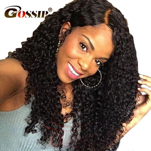 Curly Indian Human Hair Wigs Lace Frontal Wig Pre Plucked With Baby Hair - X-scape Store