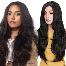Load image into Gallery viewer, Long Red Wavy Wigs Natural Black Wave Synthetic Heat Resistant Fiber Hair - X-scape Store