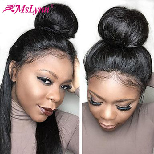 360 Lace Frontal Wig Raw Indian Hair Straight Lace Front Human - X-scape Store