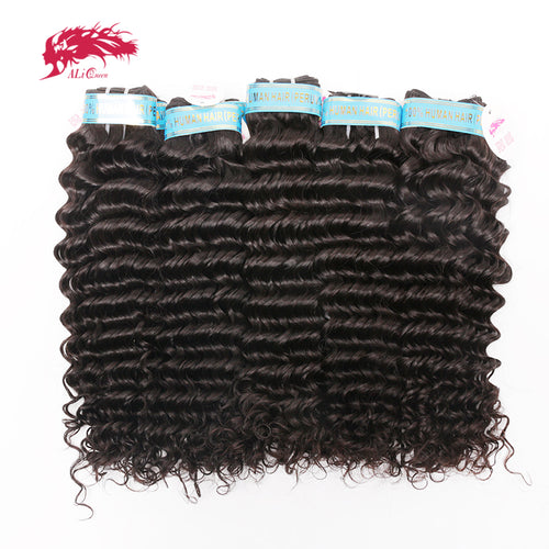 Virgin Hair Peruvian Deep Wave Wholesales 10 PCS Lot Human Hair Bundles 12-32 inches