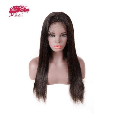 Brazilian Straight Lace Front Human Hair Wigs With Baby Hair - X-scape Store