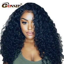 Load image into Gallery viewer, 180% Curly Indian Human Hair Wigs 360 Lace Frontal Wigs Pre Plucked With Baby Hair - X-scape Store