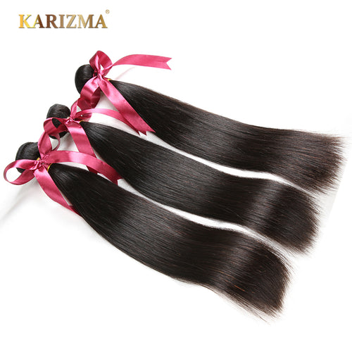 Karizma 3 Bundles Indian Straight 100% Non Remy Human Hair Weave - X-scape Store