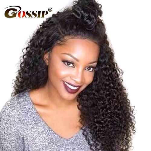 Indian Curly Human Hair Wig 360 Lace Frontal Wig Pre Plucked With Baby - X-scape Store