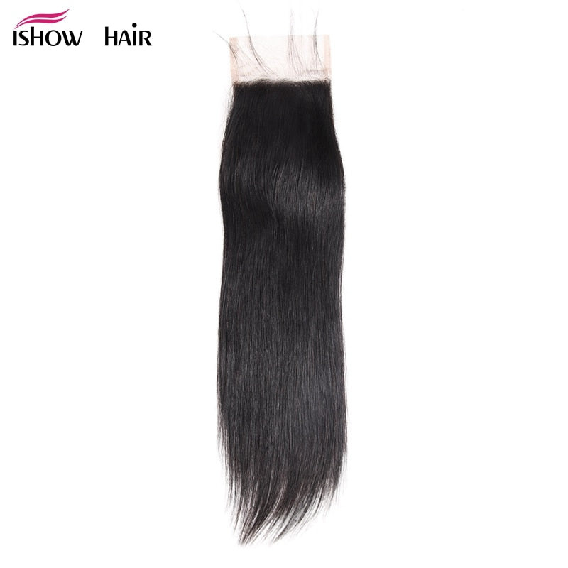 4x4 Lace Closure Indian Straight Hair Closure Natural Hair Extensions - X-scape Store